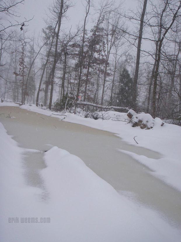 Chesterfield Virginia Creek - replaced with asphalt